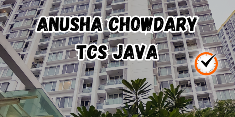 Who is Anusha Chowdary? TCS Java Expert Explained